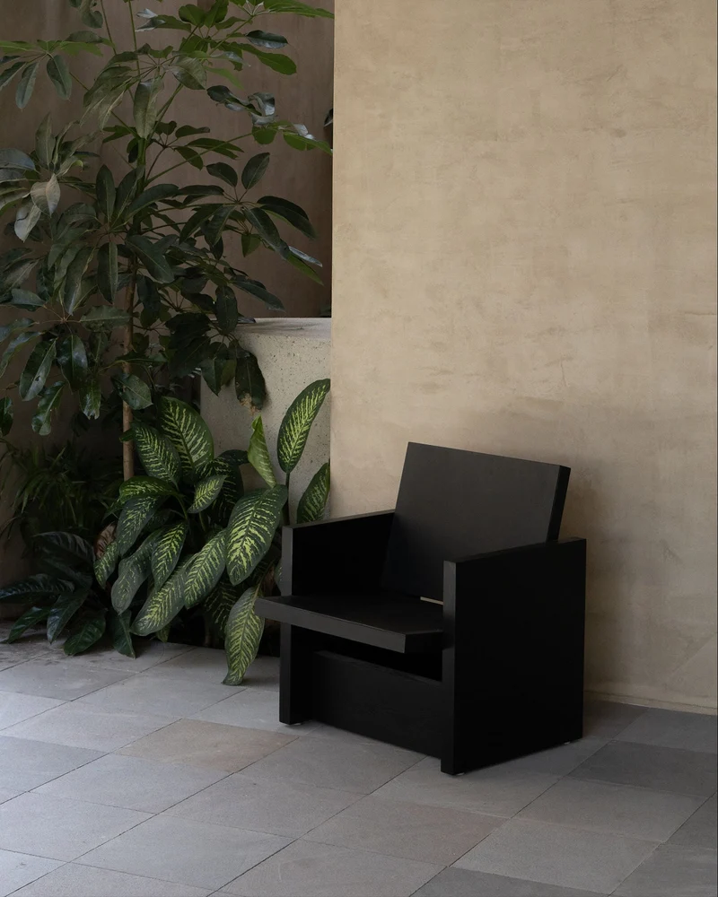 'Clavijero' Lounge Chair | Black Oak