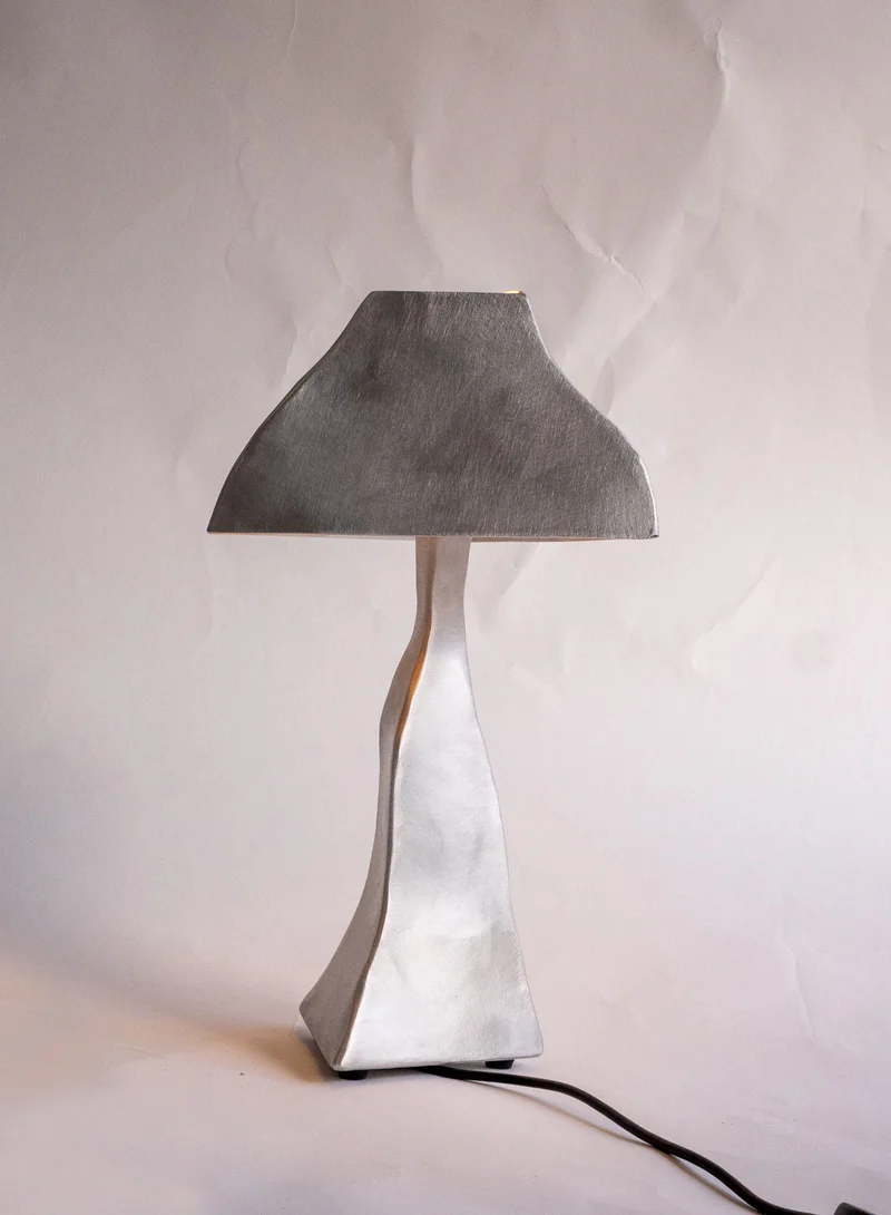 Aluminum 'Paper' Aluminium Table Lamp