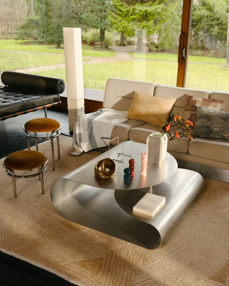 Tower Floor Lamp - Ecru