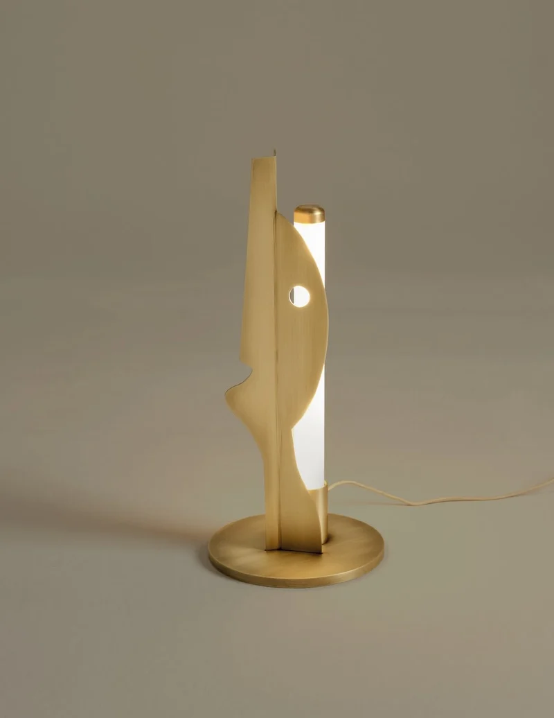 Deramo Brass Table Lamp
