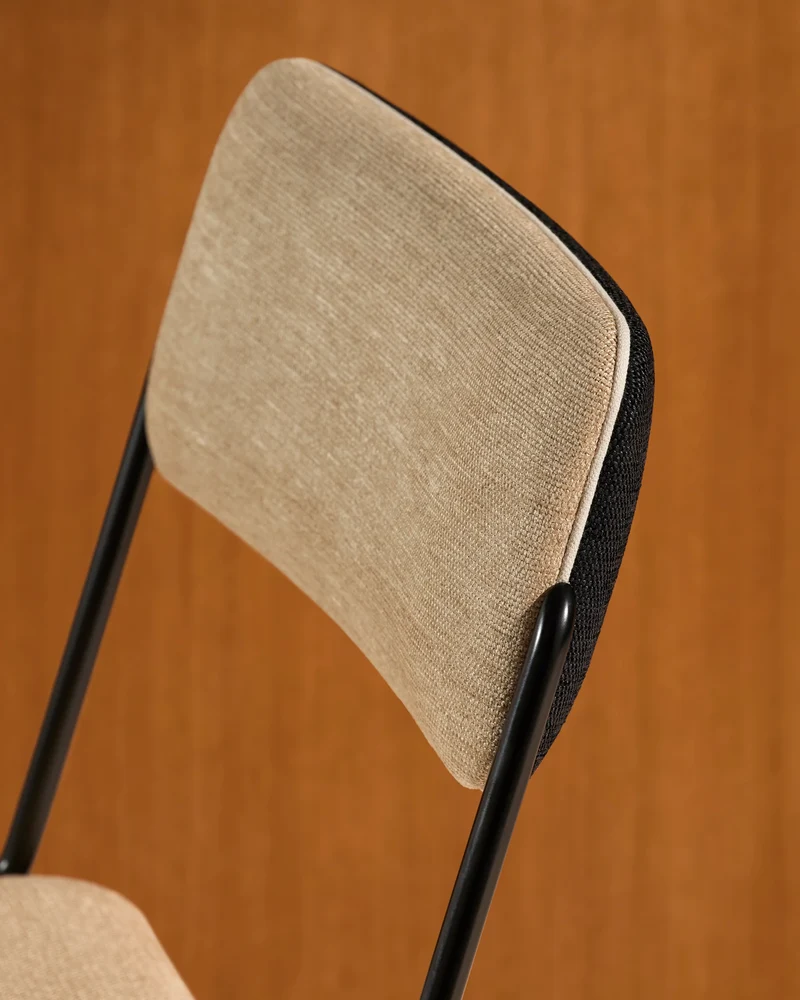 Double Game Chair - Black / Linen