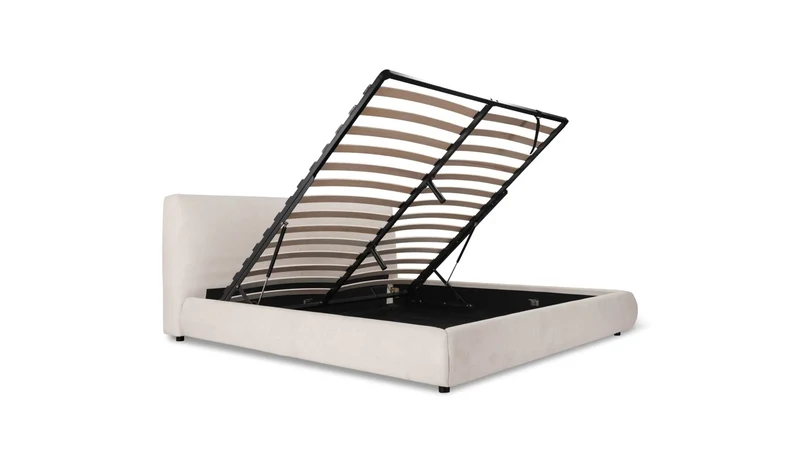 Dream Storage Bed, King, Latte