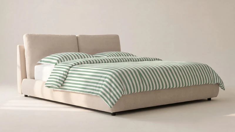 Cloud Bed California King, Latte