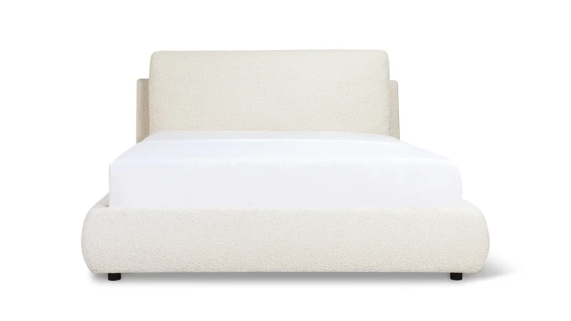 Cloud Bed, Full, Cream Boucle