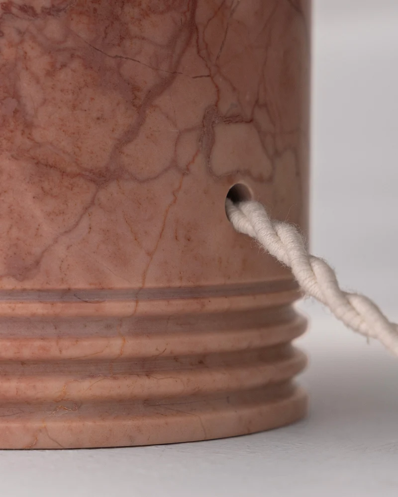 'Lotus Charm' Marble Table lamp