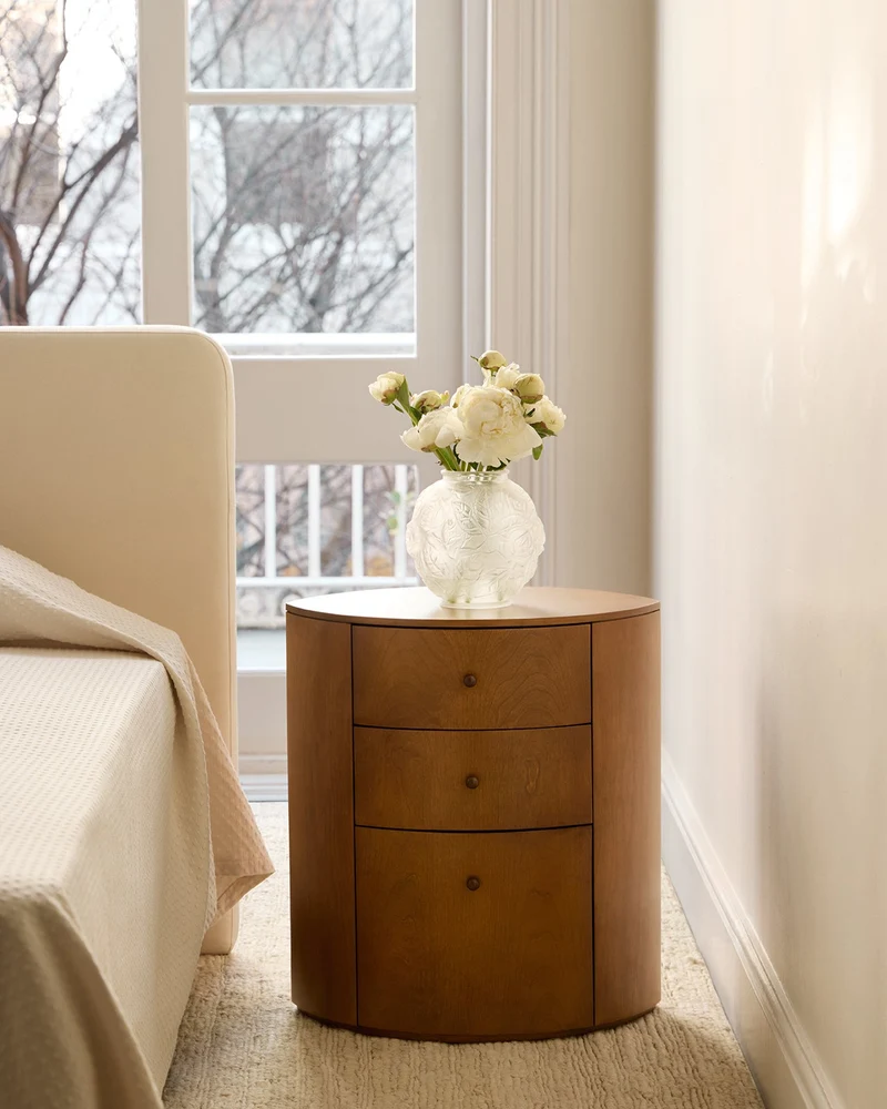 Observer Nightstand Warm Brown Birch
