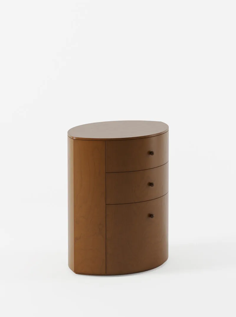 Observer Nightstand Warm Brown Birch