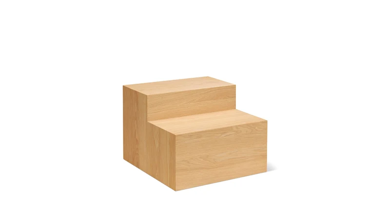 Align Coffee Table, Tiered, Oak