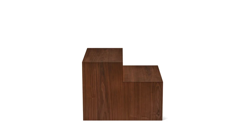 Align Coffee Table, Tiered, Walnut