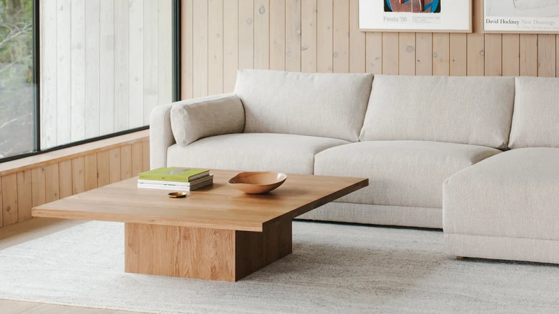 All We Need Coffee Table Square, Brushed Oak