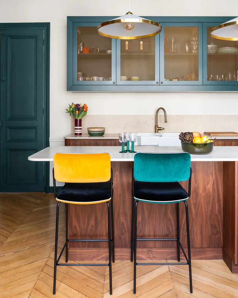 Double Game Island Chair - Ochre
