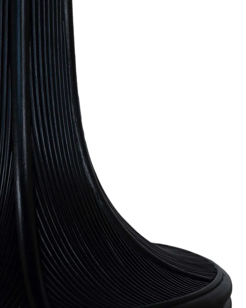 Riviera Table - Black / Black Marble