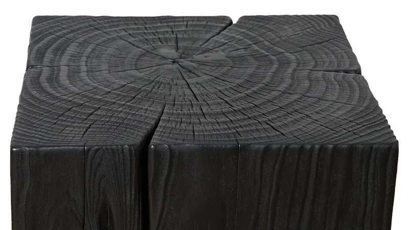 Amalfi Stool, Burned Pine