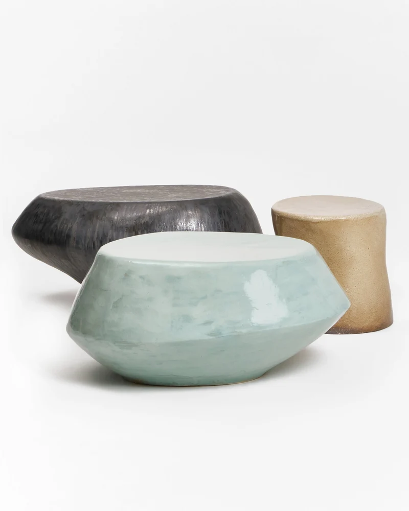 Ceramic Coffee Table Set