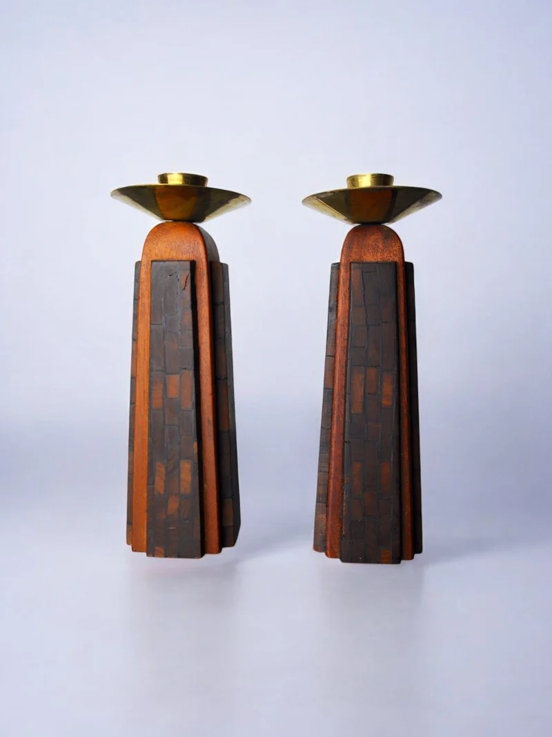 Pair of "David" Candle Holders 1960