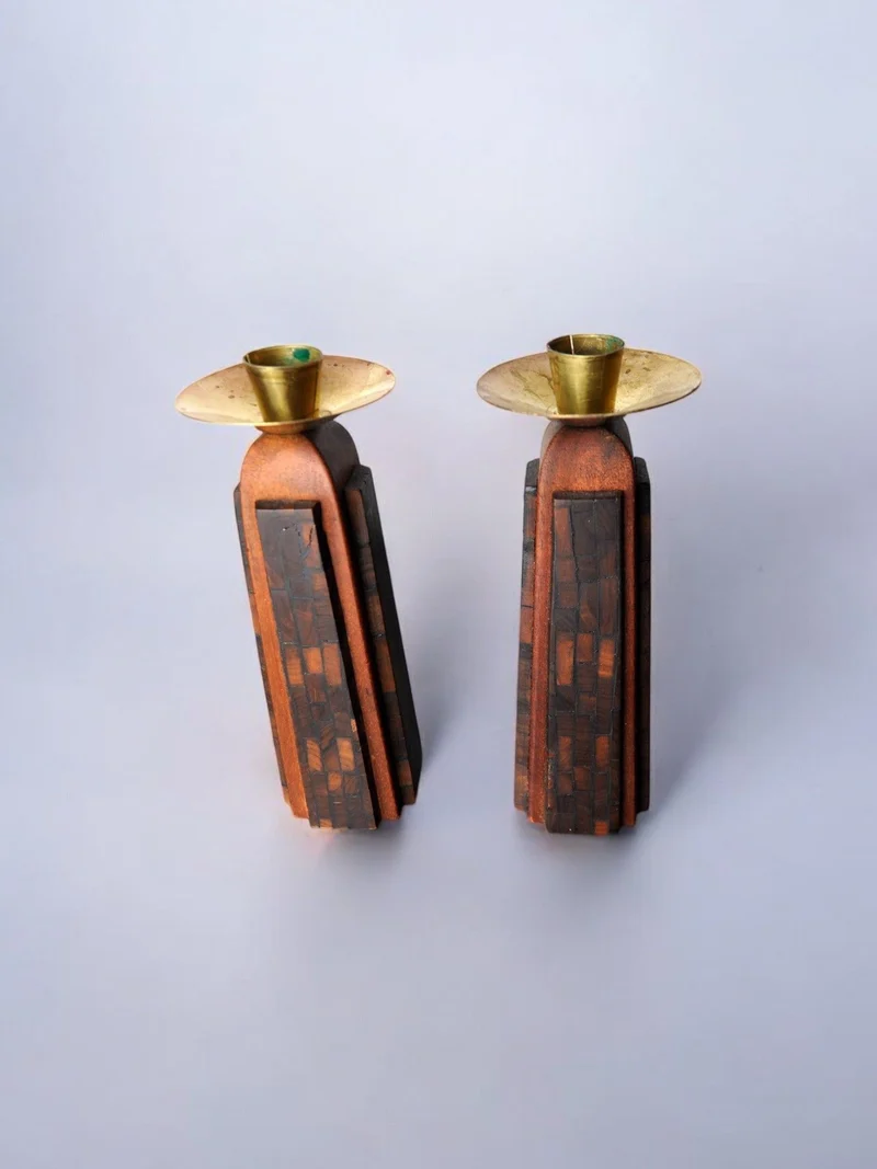 Pair of "David" Candle Holders 1960