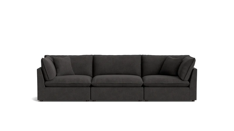 Chill Time 3-Piece Modular Sofa, Dark Shadow