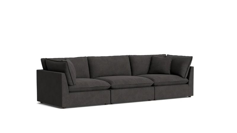 Chill Time 3-Piece Modular Sofa, Dark Shadow