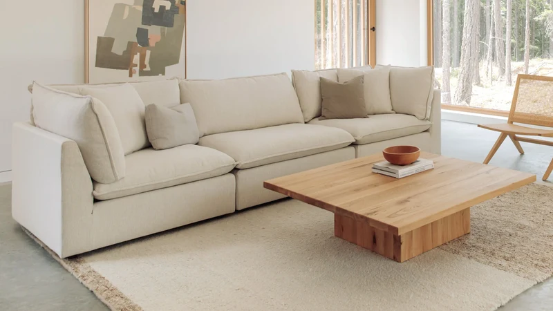 Chill Time 3-Piece Modular Sofa, Heather