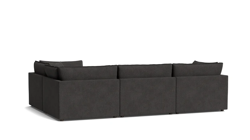 Chill Time 4-Piece Modular Sectional Closed, Dark Shadow