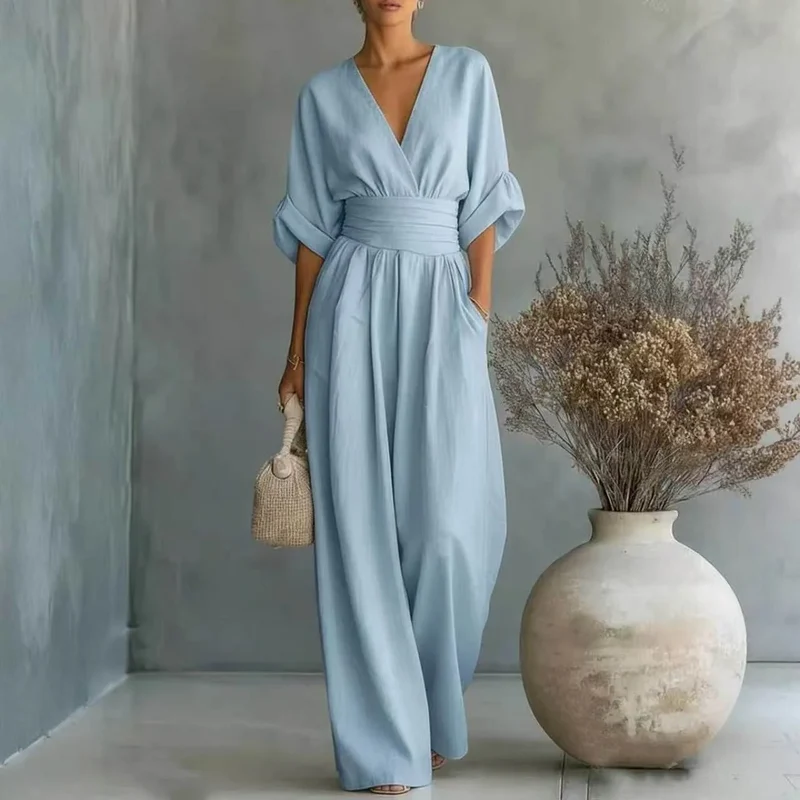 Combinaison V-Neck Cintrée