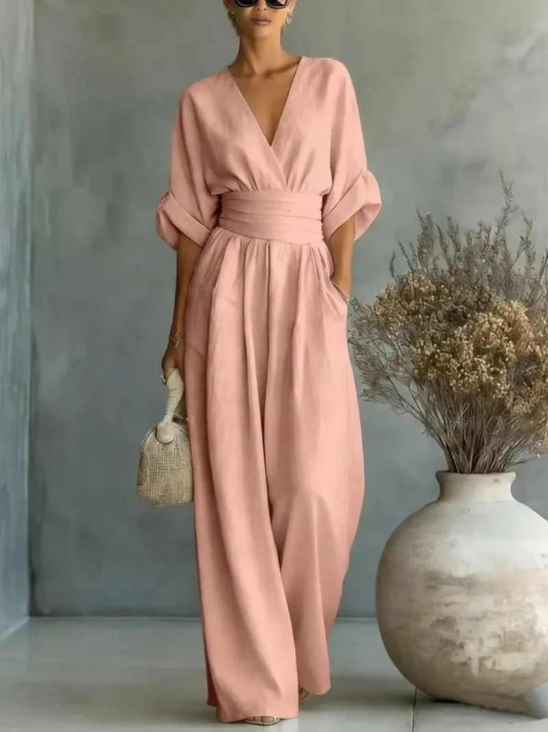 Combinaison V-Neck Cintrée