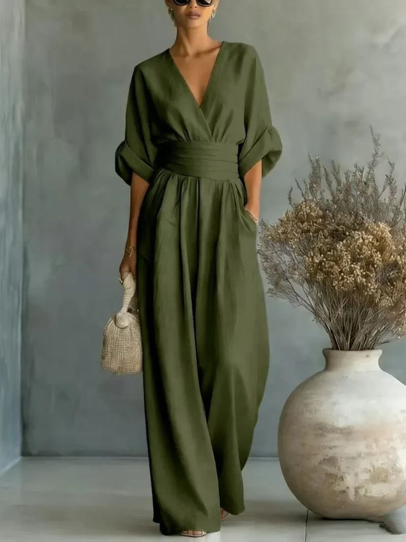 Combinaison V-Neck Cintrée