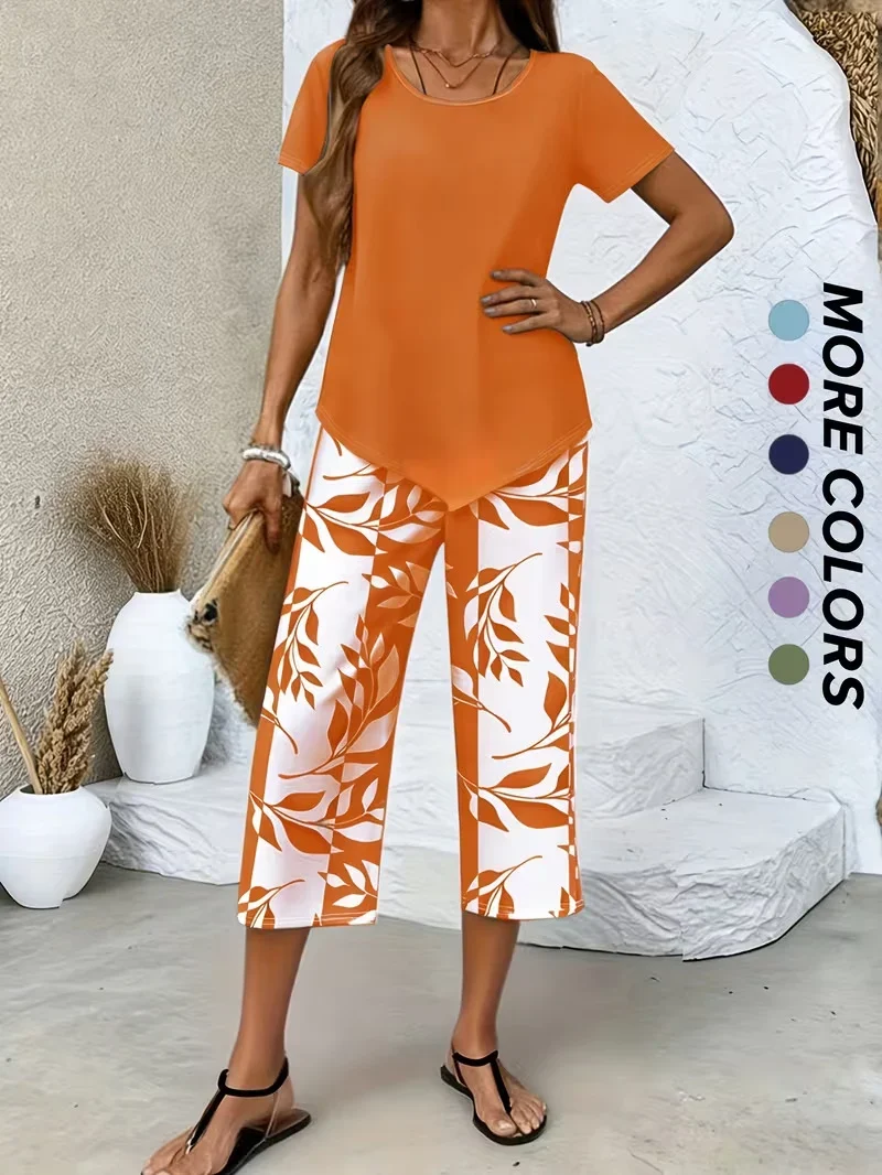 Ensemble Chic "Estival" – Pantalon Large et Haut
