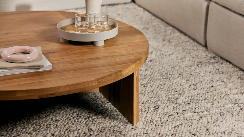 Field Coffee Table Round, Oak