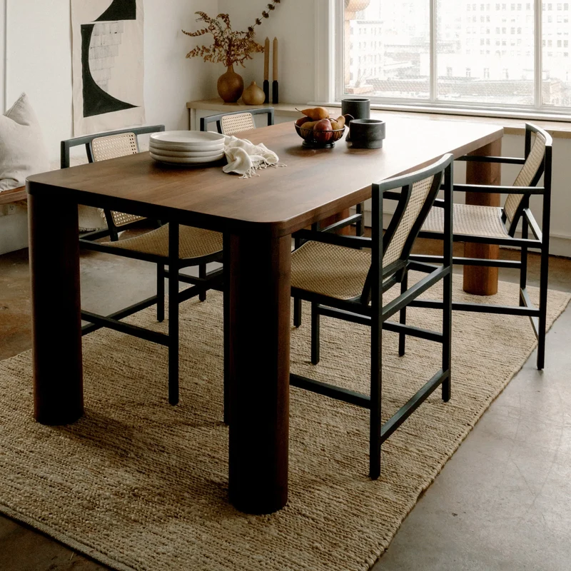 Field Dining Table, Seats 6-8 People, American Walnut