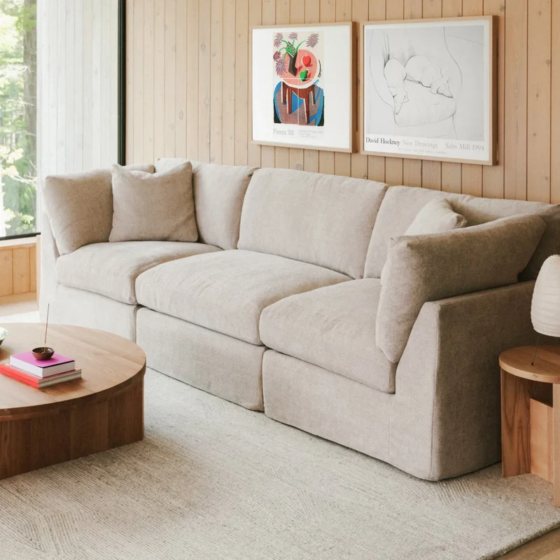Get Together™ 3-Piece Modular Sofa, Standard, Champagne