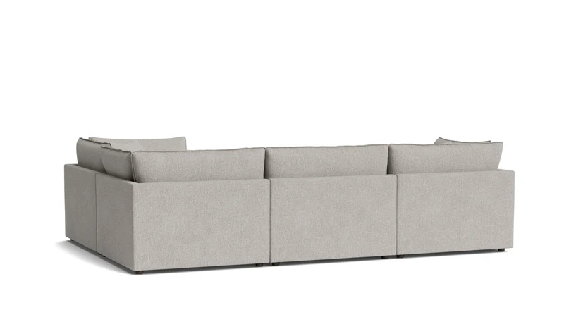 Chill Time 4-Piece Modular Sectional Closed, Heather