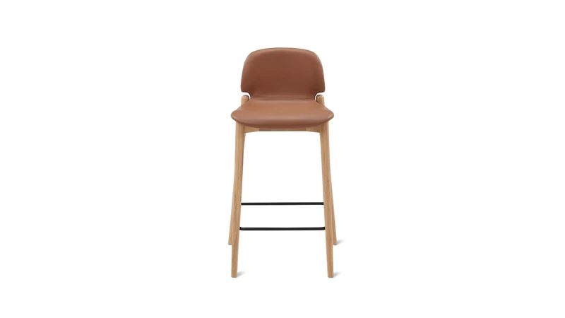 Dine In Counter Stool, Oak/Pecan