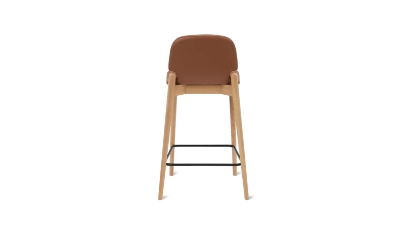 Dine In Counter Stool, Oak/Pecan