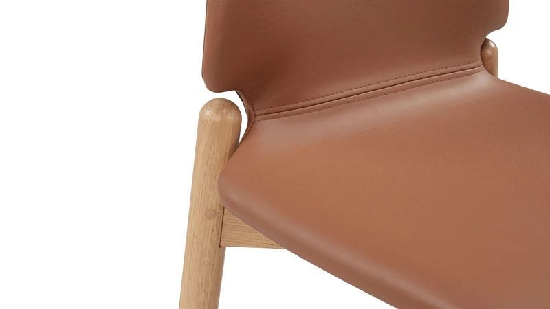 Dine In Counter Stool, Oak/Pecan