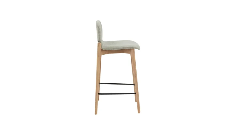Dine In Counter Stool, Oak/Taupe