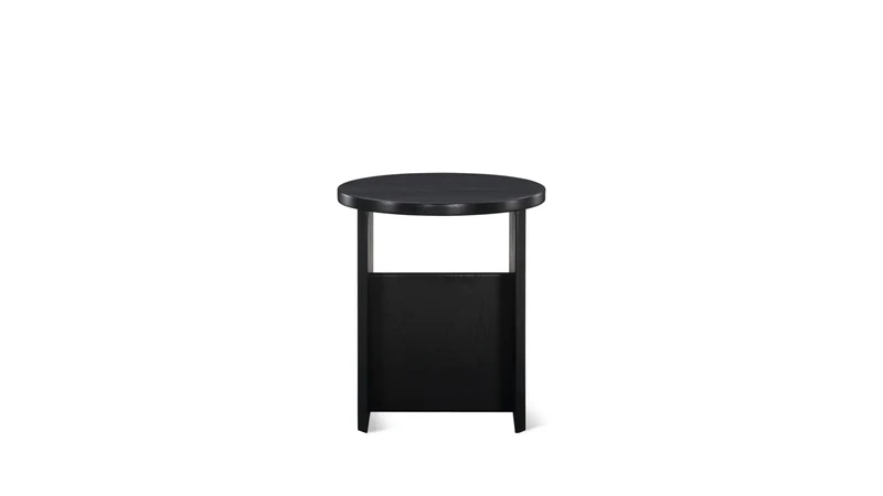 Field Stool, Black Oak