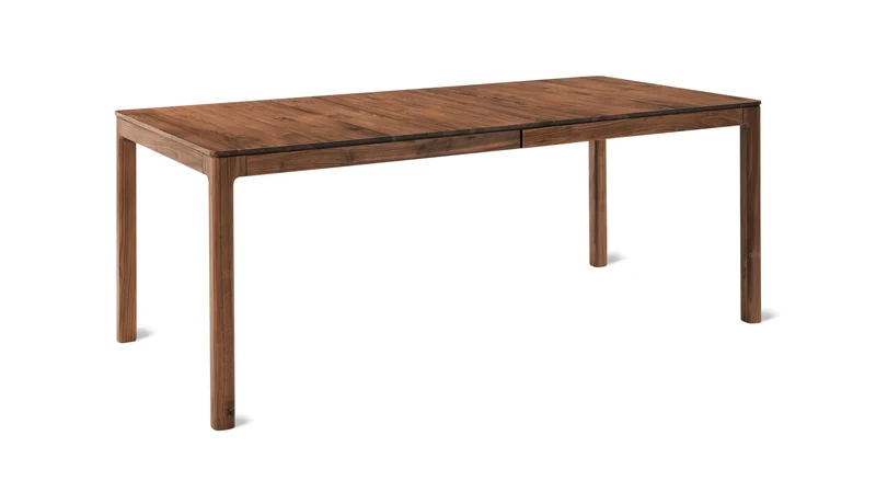Bridge Extendable Dining Table, Seats 6-12, American Walnut