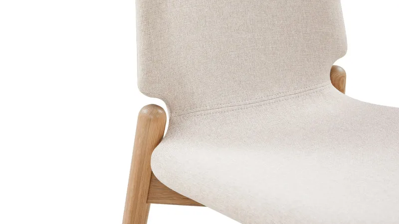 Dine In Dining Chair (Set of Two), Oak/Dune