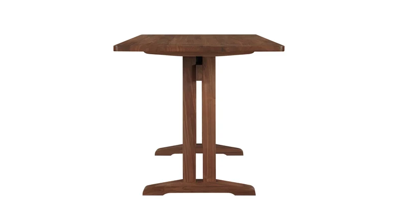 Flight Dining Table, Seats 6-8, Brushed American Walnut