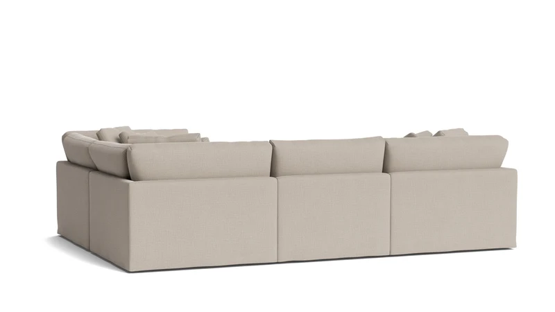 Get Together™ 4-Piece Modular Sectional Closed, Large, Light Pebble