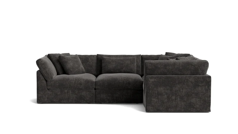 Get Together™ 4-Piece Modular Sectional Closed, Large, Truffle