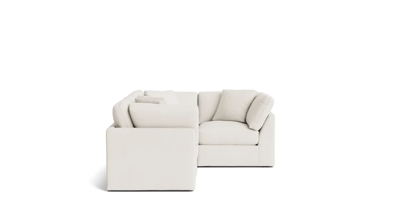 Get Together™ 4-Piece Modular Sectional Closed, Standard, Cream Linen