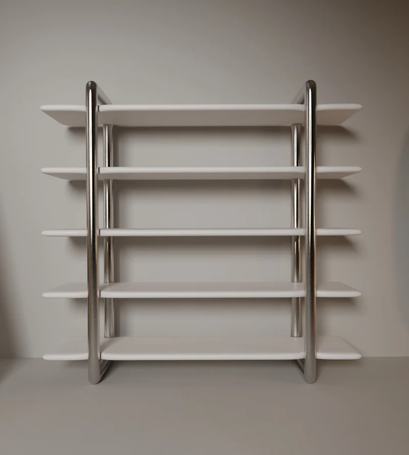 “Candy” Bookshelf | Stainless steel