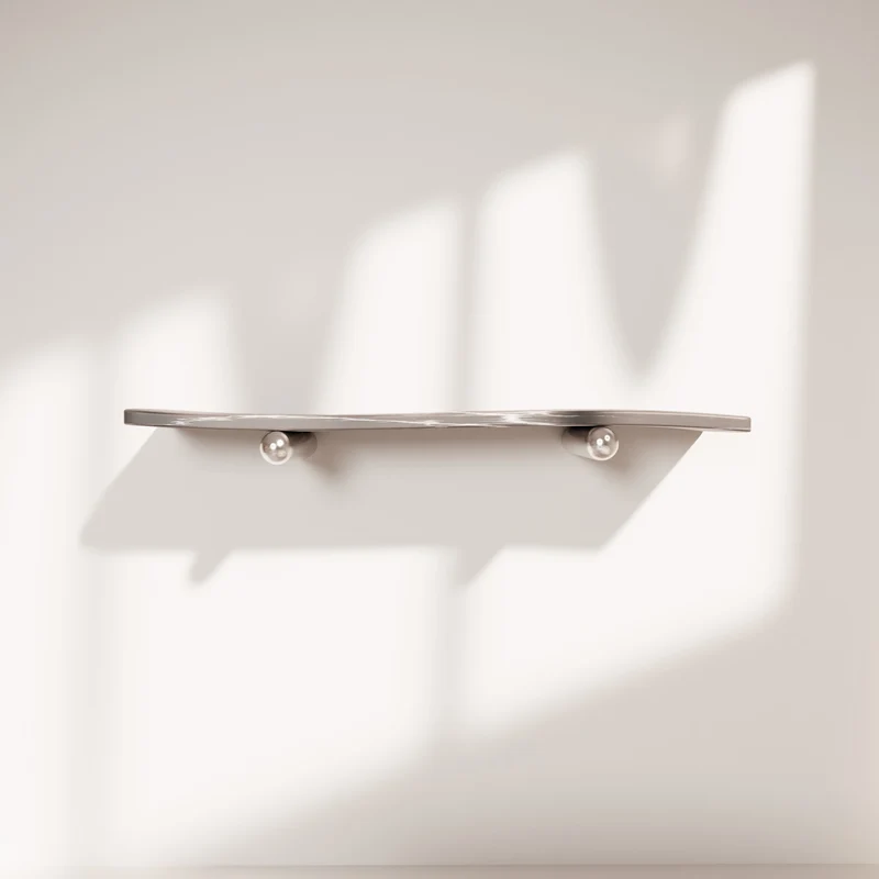“Velo” Shelves | Marble Stainless Steel