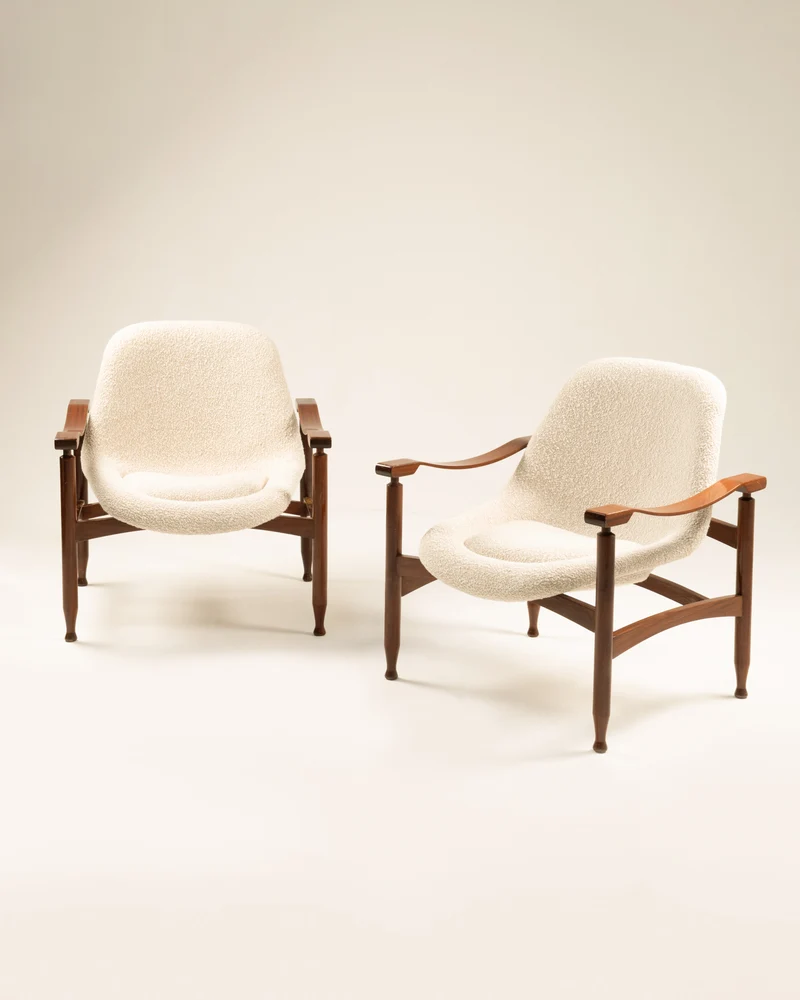 Tiki Armchairs - Busnelli - Italy 60s