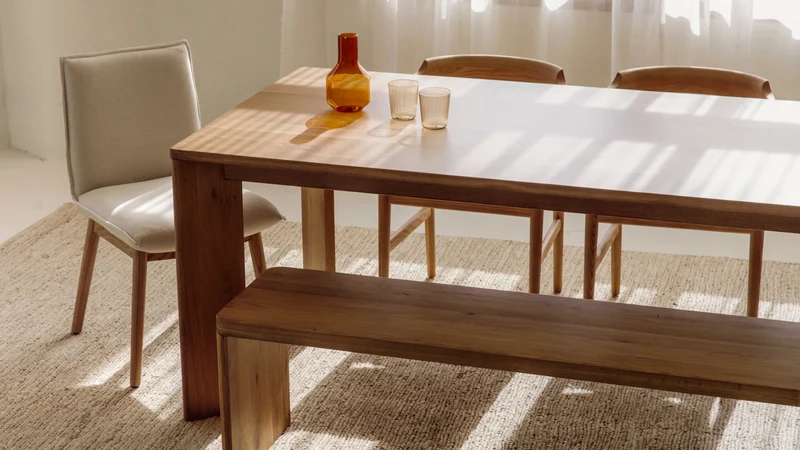 Frame Dining Table, Seats 8-10 People, Oak
