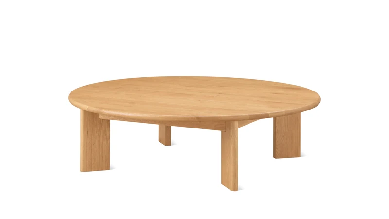 Frame Round Coffee Table, Large, Oak