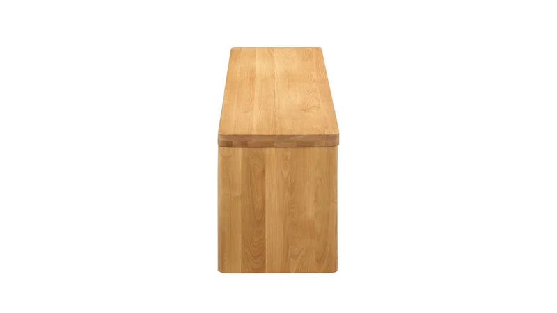 Form Bench, Seats 3, Oak