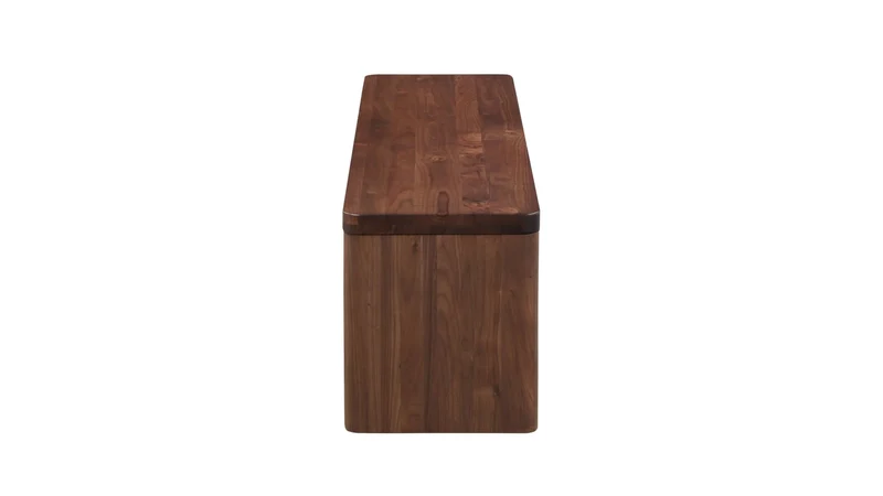 Form Bench, Seats 4, American Walnut